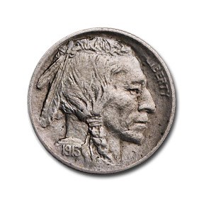 1913 Type-II Buffalo Nickel AU 1913 Type-II Buffalo Nickel AU